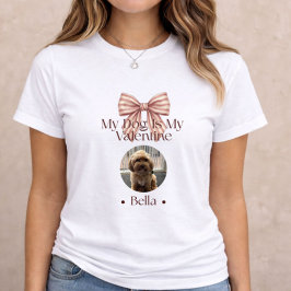 Dog Is My Valentine – Dog Lover Valentine Gift Tri-Blend Shirt