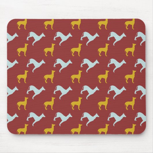 Dog Jaar 2018 Dogs Pattern mousepad Muismat (Voorkant)