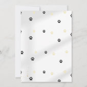 Dog-jarig uitnodiging (Achterkant)