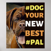 #Dog, je nieuwe beste #Pal ...Mastiff Poster (Voorkant)
