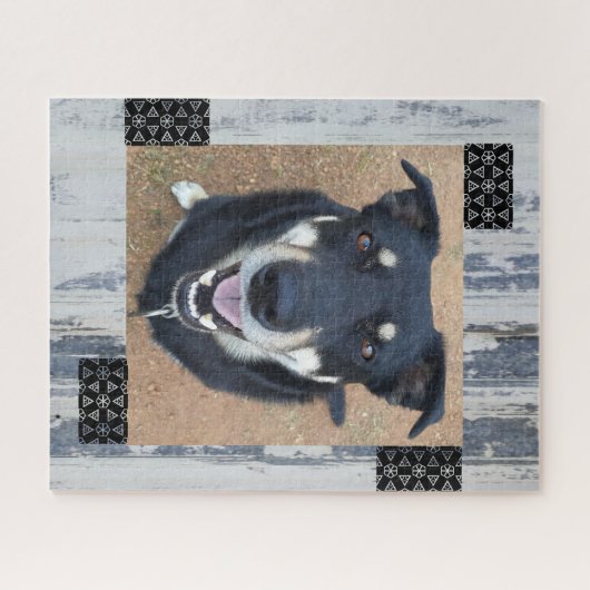 Dog Jigzaag Legpuzzel (Horizontaal)