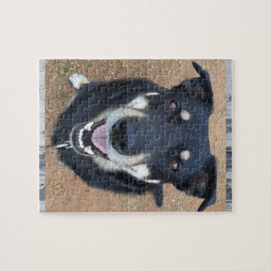 Dog Jigzaag Legpuzzel (Horizontaal)