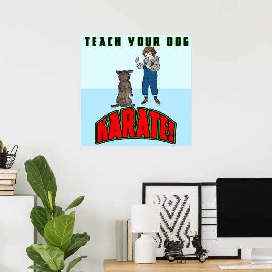 Dog Karate 2 Poster (Thuiskantoor)