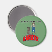 Dog Karate 4 Magneet (Voorkant / Achterkant)