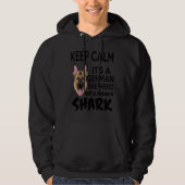 Dog   Keep Calm It's A German Shepard Hoodie (Voorkant)