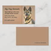 Dog Kennel Duitse Herder Visitekaartje (Voorkant / Achterkant)