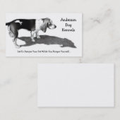 DOG KENNEL: FINE ART: Visitekaartjes (Voorkant / Achterkant)