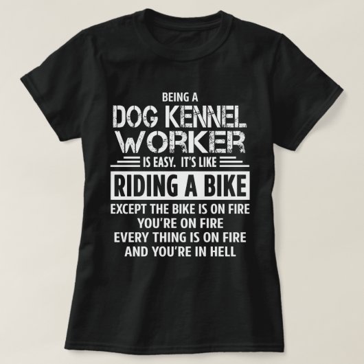 Dog Kennel Worker T-shirt (Design voorkant)