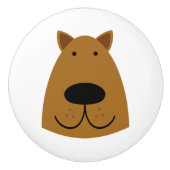 Dog Keramische Knop (Voorkant)