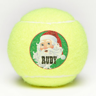 Dog kerstcadeautje kerstcadeaus naam 3 toevoegen tennisballen