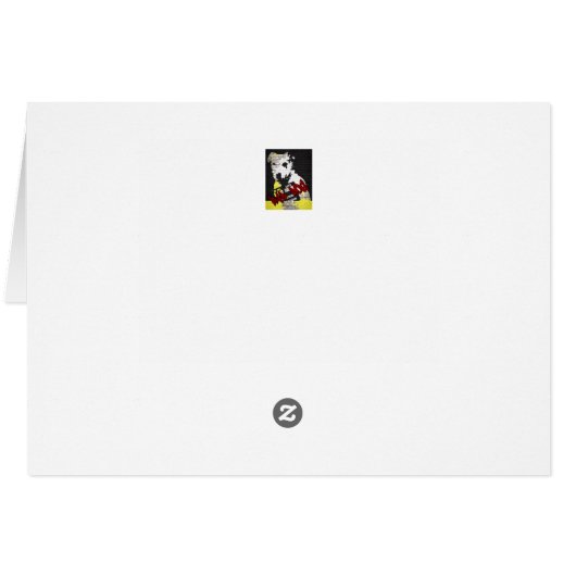 Dog-kerstkaart (Achterkant Horizontaal)