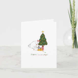 Dog-kerstkaart Feestdagen Kaart