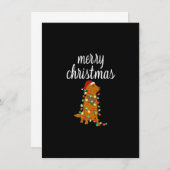 Dog kerstkerstkerstkerstkerstfeest kaart (Voorkant / Achterkant)