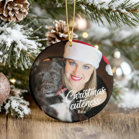Dog Kerstmannetjes Cute Holiday Ornament