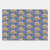 Dog Kerstmis, Havanese, Golden Retriever, Lab Mix Inpakpapier Vel (Voorkant)