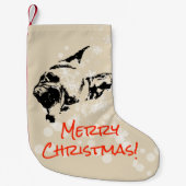 Dog Kerstmis Kleine Kerstsok (Voorkant)