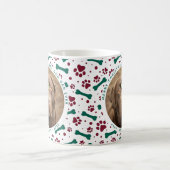 Dog-kerstpagina Aangepaste foto's feestelijk schil Koffiemok (Center)