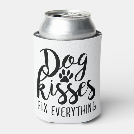 Dog Kisses Fix Alles K9 citaten Zoete Dog Quot Blikjeskoeler (Blikje Voorkant)