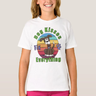 Dog Kisses Fix Alles T-shirt