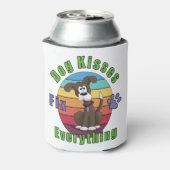 Dog Kisses Fix Everything Blikjeskoeler (Blikje Achterkant)