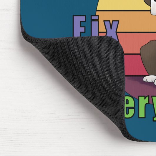 Dog Kisses Fix Everything Muismat (Hoek)