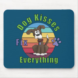 Dog Kisses Fix Everything Muismat