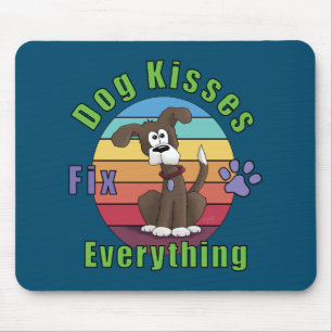 Dog Kisses Fix Everything Muismat