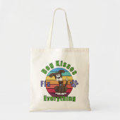 Dog Kisses Fix Everything Tote Bag (Voorkant)