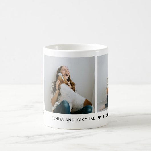 Dog Kisses helt alles op maat Mok foto's (Center)