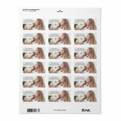 Dog Kisses Photo Return Address Label (Full Sheet)