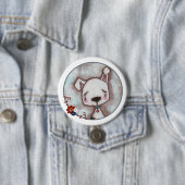 Dog-knop Ronde Button 7,6 Cm (In situ)