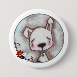 Dog-knop Ronde Button 7,6 Cm