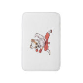 Dog Knows Karate Badmat (Voorkant Verticaal)