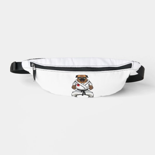 Dog Knows Karate Heuptasje (Voorkant)