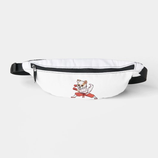 Dog Knows Karate Heuptasje (Voorkant)