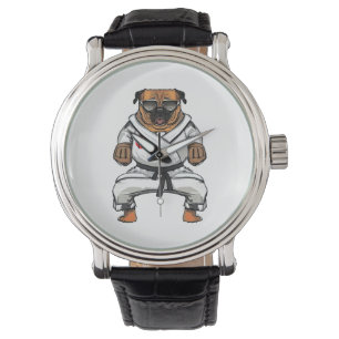 Dog Knows Karate Horloge