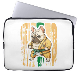 Dog Knows Karate Laptop Sleeve