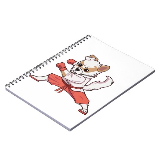 Dog Knows Karate Notitieboek (Linkerzijde)