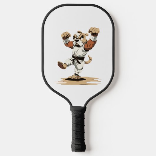 Dog Knows Karate Pickleball Paddle (Voorkant)