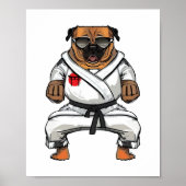 Dog Knows Karate Poster (Voorkant)