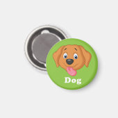 Dog-koelmagneten thuiskeuken magneet (Voorkant / Achterkant)