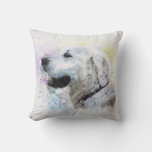 Dog Lab Pet Family Room Pillow Kussen