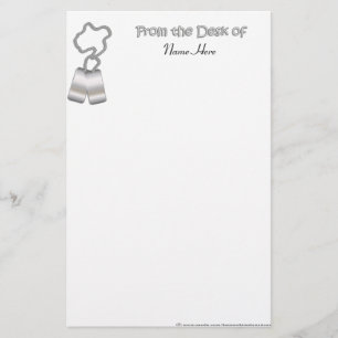 Dog Label Briefpapier