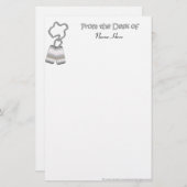 Dog Label Briefpapier (Voorkant / Achterkant)