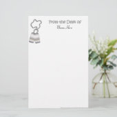 Dog Label Briefpapier (Staand voorkant)