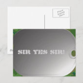 Dog Label camo-stijl Briefkaart (Voorkant / Achterkant)