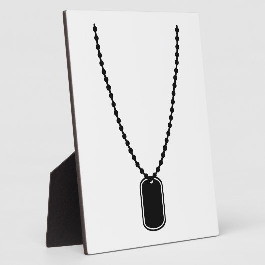 Dog Label Fotoplaat (Zijkant)