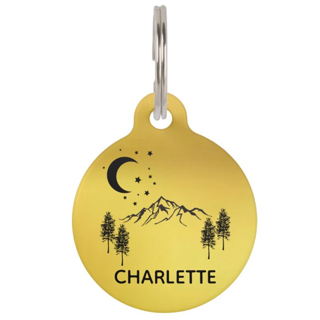 Dog Label Halsband Label Gepersonaliseerde Kat Lab Huisdierpenning (Voorkant)