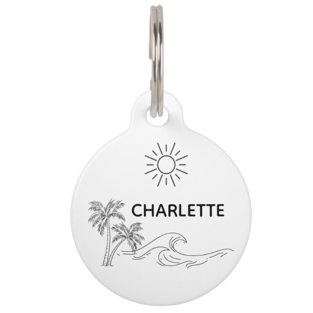 Dog Label Halsband Label Gepersonaliseerde Kat Lab Huisdierpenning (Voorkant)