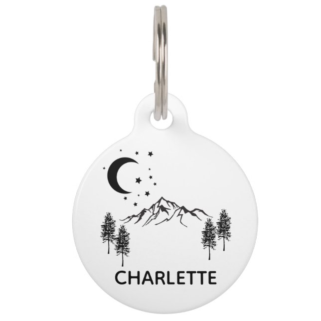 Dog Label Halsband Label Gepersonaliseerde Kat Lab Huisdierpenning (Voorkant)